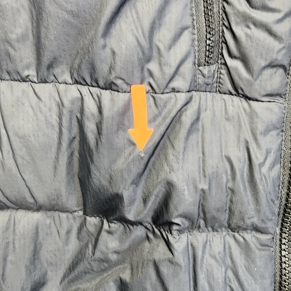 Columbia Mens XXL Puffer Jacket Black Omni-Heat Down Fill Omni-Shield‎ Insulated